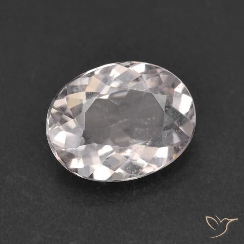 Morganite Rose très clair naturelle ovale, 1.80 ct, VS