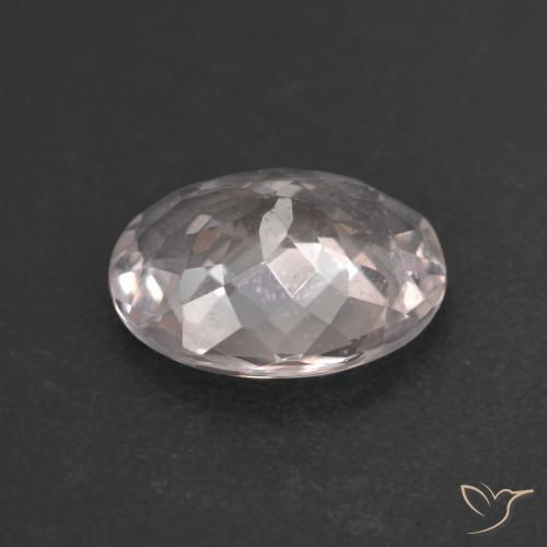 Morganite Rose très clair naturelle ovale, 1.80 ct, VS