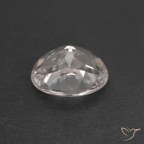 Morganite Rose très clair naturelle ovale, 0.99 ct, VS