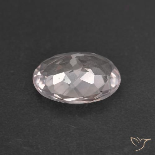 Morganite Rose très clair naturelle ovale, 1.22 ct, VVS-VS