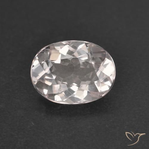 0.98ct Naturel Rose très clair Morganite, ovale, VVS
