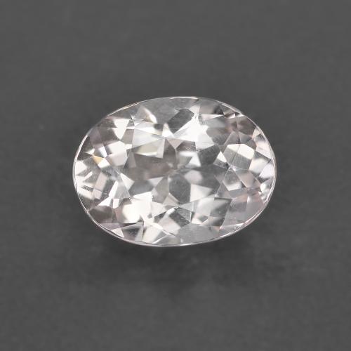 Morganite rose naturelle coupe ovale, 1,09 ct, VS