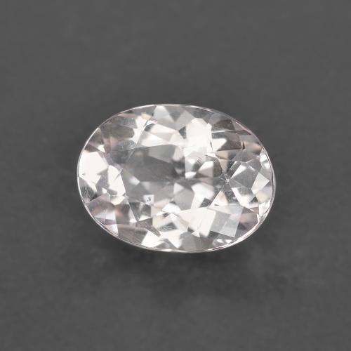 Morganite rose naturelle coupe ovale, 1,09 ct, VS