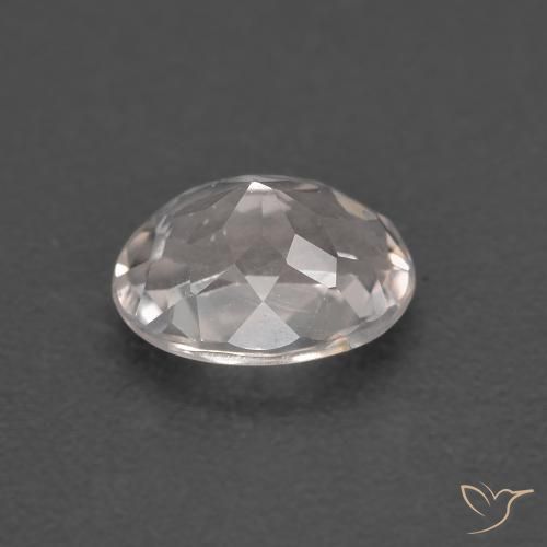 Morganite Rose très clair naturelle ovale, 0.94 ct, VS