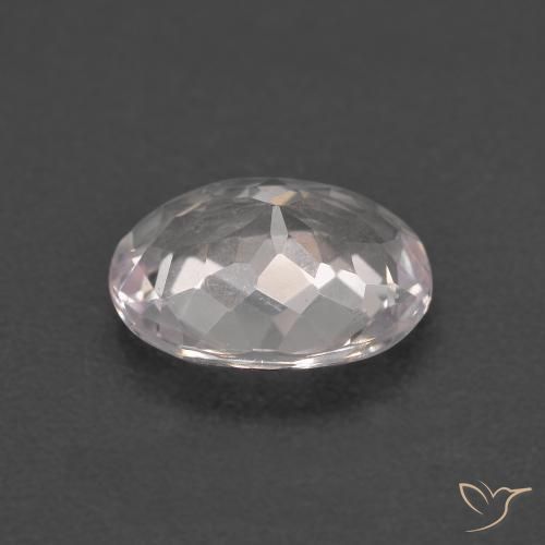 Morganite Rose clair naturelle ovale, 1.66 ct, VVS-VS