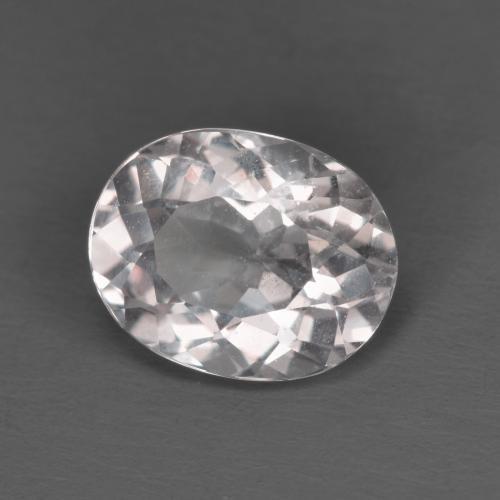 Morganite rose naturelle coupe ovale, 1,74 ct, VVS-VS