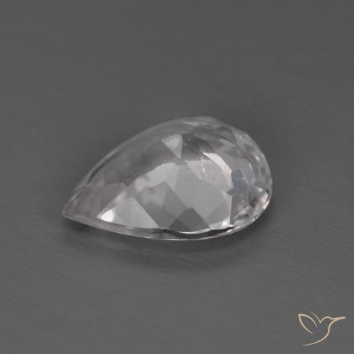 Morganite Rose clair naturelle En forme de poire, 1.46 ct, VVS-VS
