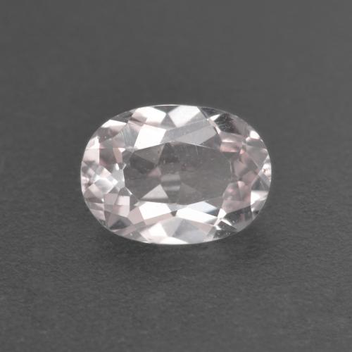 Morganite rose naturelle coupe ovale, 0,63 ct, VS