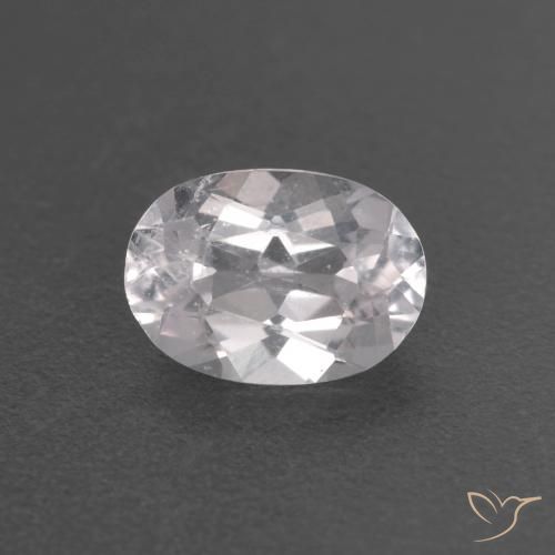 0.63ct Naturel Rose très clair Morganite, ovale, VS