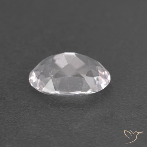 Morganite Rose très clair naturelle ovale, 0.63 ct, VS