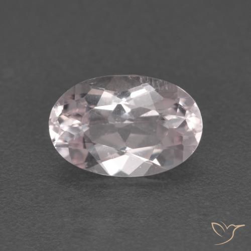 Morganite Rose clair naturelle ovale, 0.79 ct, VS