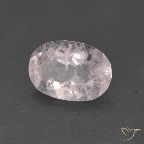 Morganite Flamant rose naturelle ovale, 1.03 ct, SI