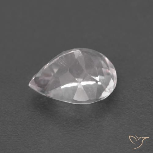 Morganite Rose clair naturelle En forme de poire, 1.11 ct, VS