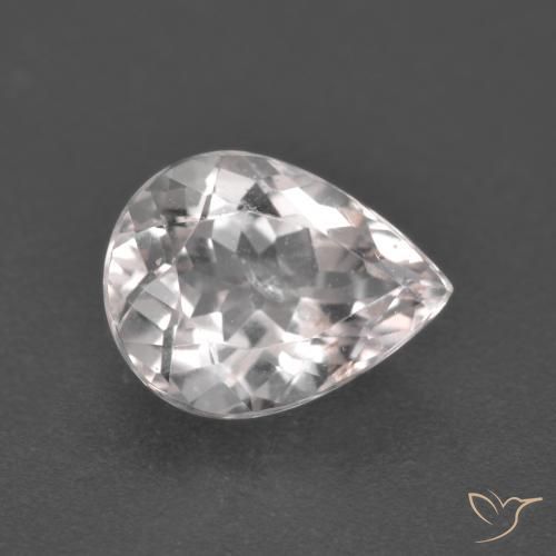 Morganite Rose clair naturelle En forme de poire, 1.88 ct, VS
