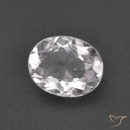 Morganite Rose clair naturelle ovale, 1.50 ct, VS
