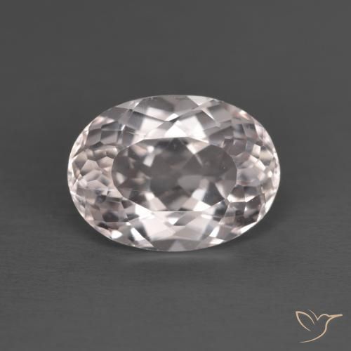 2.58ct Naturel Rose clair Morganite, ovale, VVS-VS