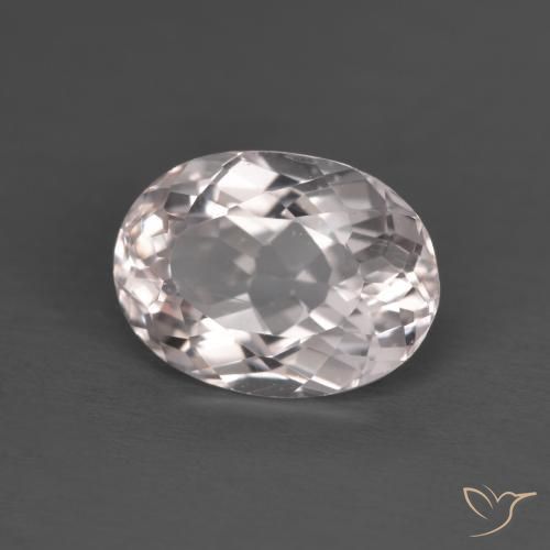 Morganite Rose clair naturelle ovale, 2.58 ct, VVS-VS