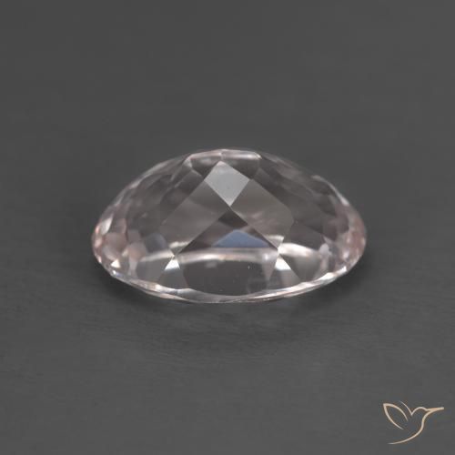 Morganite Rose clair naturelle ovale, 2.58 ct, VVS-VS