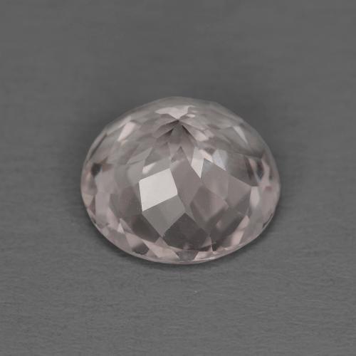 Morganite rose naturelle coupe roude, 1,53 ct, VVS-VS