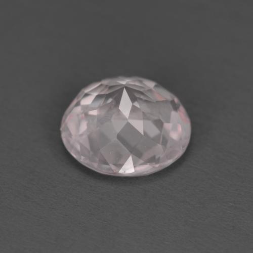 Morganite rose naturelle coupe roude, 1,33 ct, VVS-VS