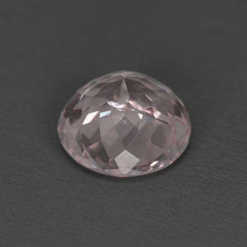 Morganite rose naturelle coupe roude, 1,60 ct, VS