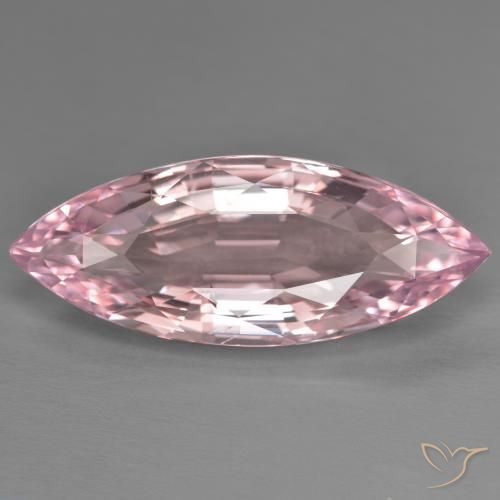 13.37ct Naturel Rose bubblegum léger Morganite, Marquise, VS
