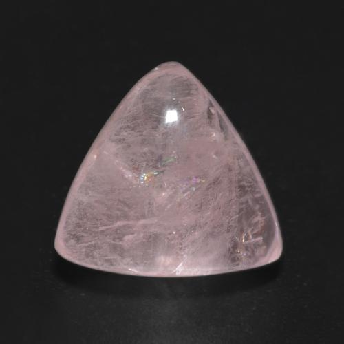 Morganite rose naturelle trillion, 5,55 ct, translucide