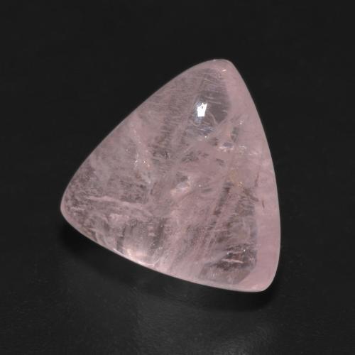 Morganite rose naturelle trillion, 5,55 ct, translucide