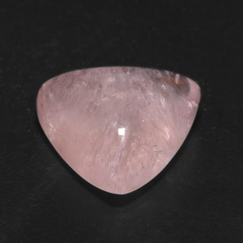 Morganite rose naturelle trillion, 5,55 ct, translucide