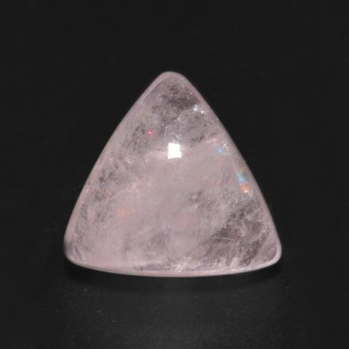 Morganite Rose moyen-léger naturelle Trillion, 3.19 ct, Translucide