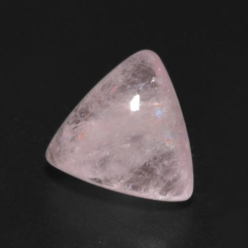 Morganite Rose moyen-léger naturelle Trillion, 3.19 ct, Translucide