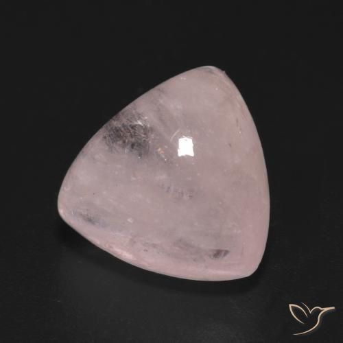Morganite Rose naturelle Trillion, 5.31 ct, Translucide