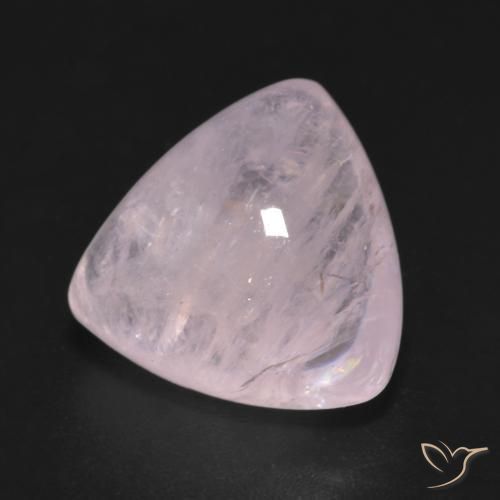 Morganite Rose clair naturelle Trillion, 7.43 ct, Translucide