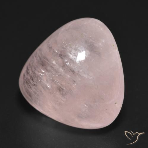 Morganite Rose clair naturelle Trillion, 17.04 ct, Translucide