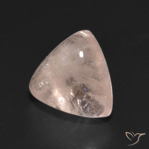 2.44ct Naturel Rose très clair Morganite, Trillion, Translucide