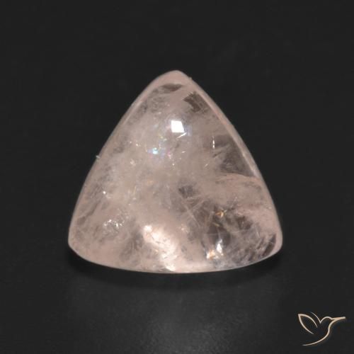 Morganite Rose très clair naturelle Trillion, 2.44 ct, Translucide