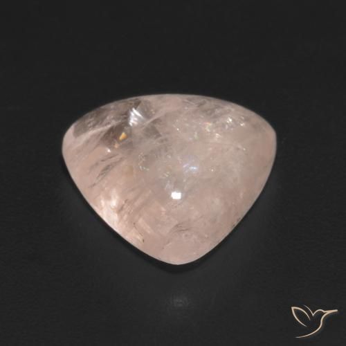 Morganite Rose très clair naturelle Trillion, 2.44 ct, Translucide