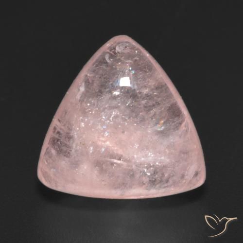 4.53ct Naturel Rose corail Morganite, Trillion, Translucide