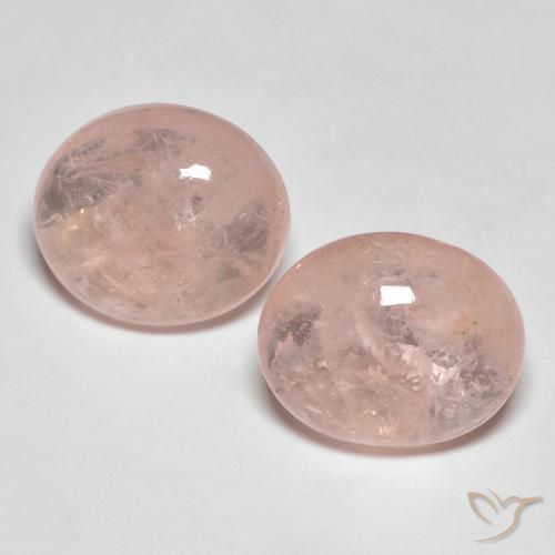 15.42ctw Naturel Rose clair Morganite, ovale, Transparent