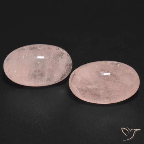 11.29ctw Naturel Rose moyen Morganite, ovale, Translucide
