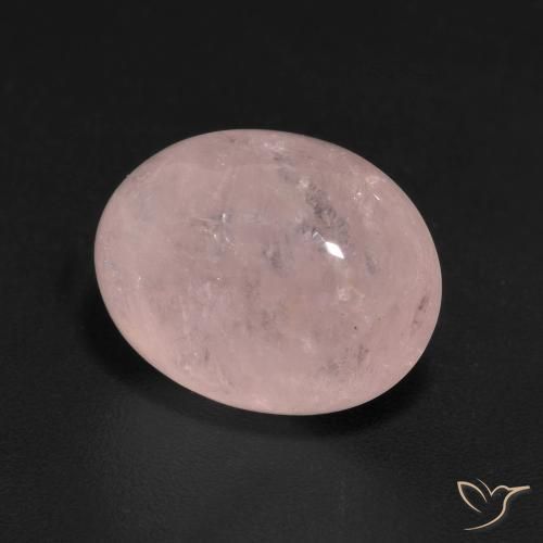Morganite Rose naturelle ovale, 6.03 ct, Translucide