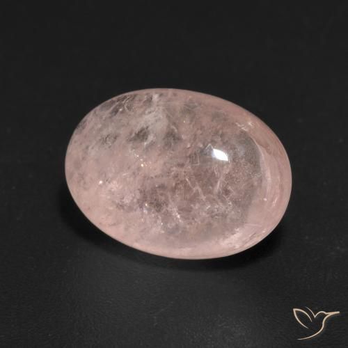 Morganite Flamant rose naturelle ovale, 5.07 ct, Transparent