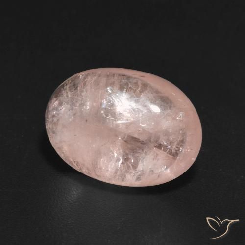Morganite Rose moyen naturelle ovale, 4.90 ct, Transparent