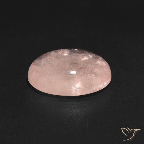 Morganite Rose moyen naturelle ovale, 4.90 ct, Transparent