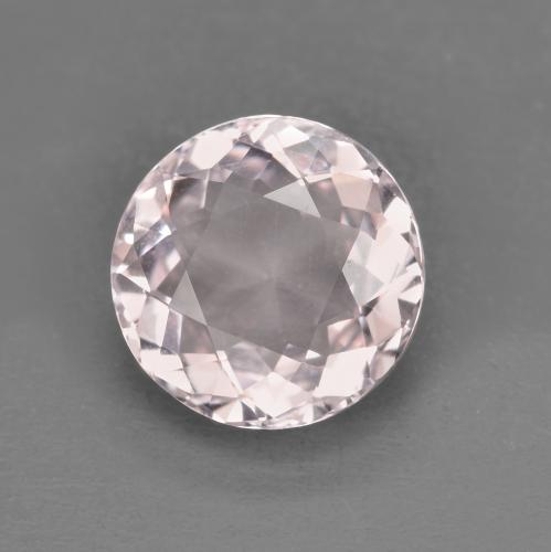 Morganite Flamant rose naturelle Coupe roude, 1.29 ct, VVS-VS