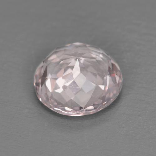 Morganite Flamant rose naturelle Coupe roude, 1.29 ct, VVS-VS