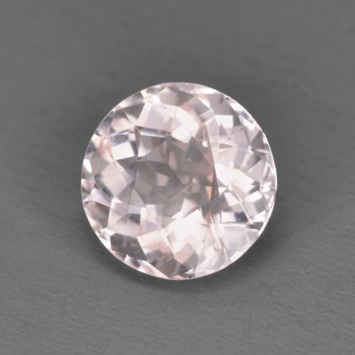 Morganite Rose clair naturelle Coupe roude, 1.19 ct, VS