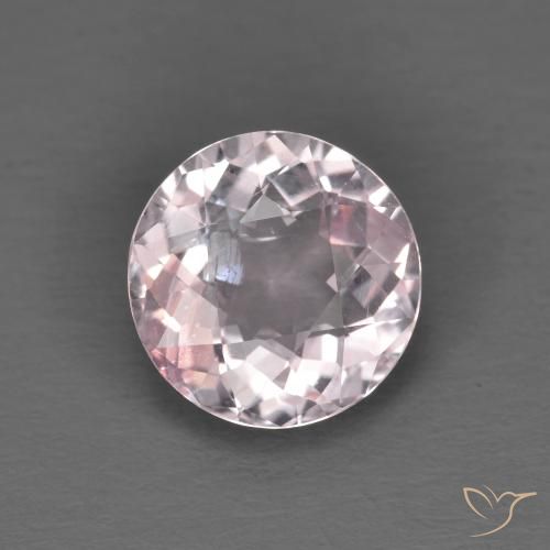 1.24ct Naturel Rose rosé très clair Morganite, Tour, VS-SI