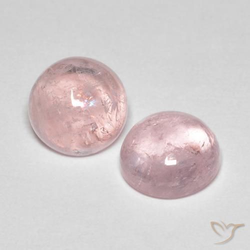 4.47ctw Naturel Rose Morganite, Tour, Transparent