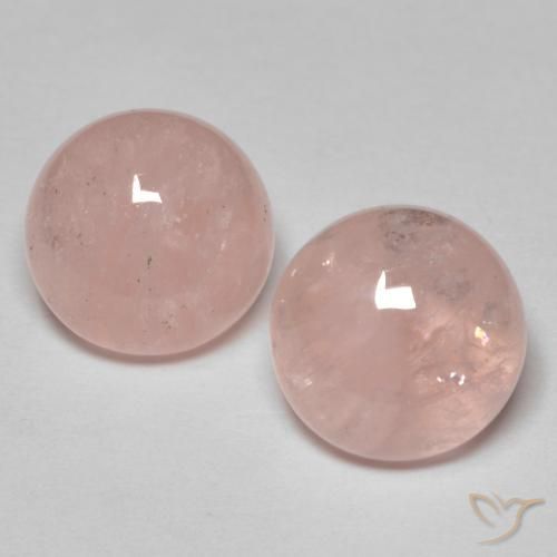 9.29ctw Naturel Flamant rose Morganite, Tour, Translucide